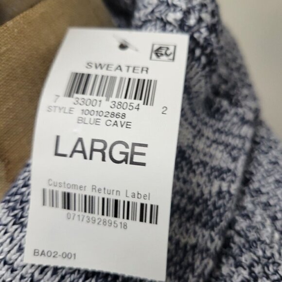 Sun Stone 100% Cotton Sweater.  Size Large. New With Tags. - Picture 3 of 11